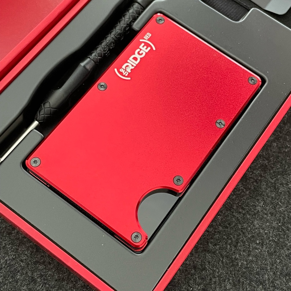 The Ridge Red Wallet